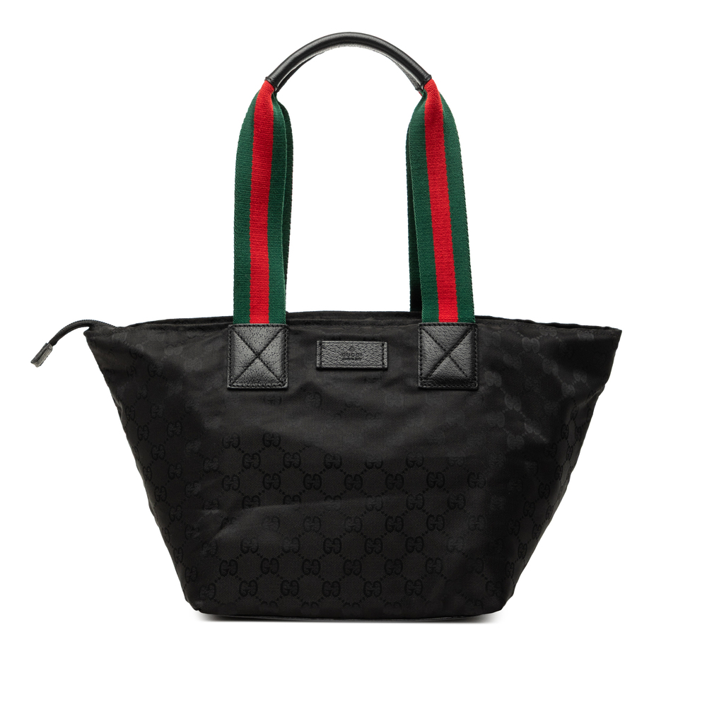 Pre-Loved Gucci GG Canvas Web Tote
